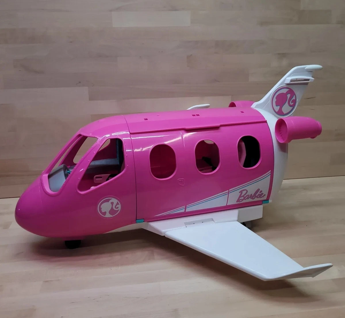 Barbie Dream Plane Airplane Jet 2019 Mattel Playset Pink White Toy Gift