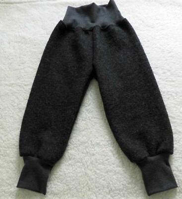 Walking pants   wool walking pants   waxed pants   autumn-winter   charcoal   handmade