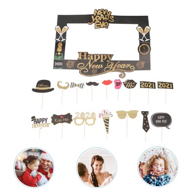 15 Pcs Lustige Selfie Requisiten Photo Booth Requisiten Und Bild Rahmen Set