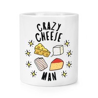 VerrüCkte KäSe Mann Stars Makeup Pinsel Bleistift Topf Lustiger Witz Halloumi