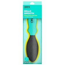 Onyx Professional EXFOLIATING FOOT FILE  SMOOTHES EXFOLIATES for Cracked Heels