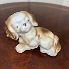 Vintage Porcelain 1920’s Brown White Pekingese Dog Figurine