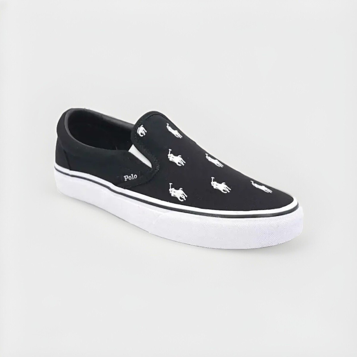 Polo Ralph Lauren Black Keaton-Slip On Comfort Sneaker Shoes  display picture 1