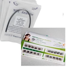 Dental Orthodontic Brackets Braces /Supper Elastic Niti Arch Wires FDA