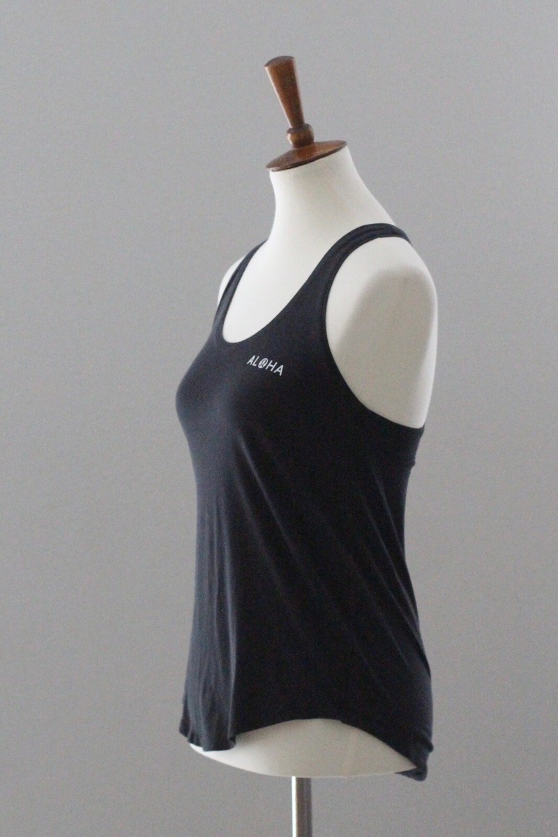 Lululemon HAWAII Aloha Racerback Tank Top : Black - Small S Lululemon HAWAII Aloha Racerback Tank Top : Black - Small S