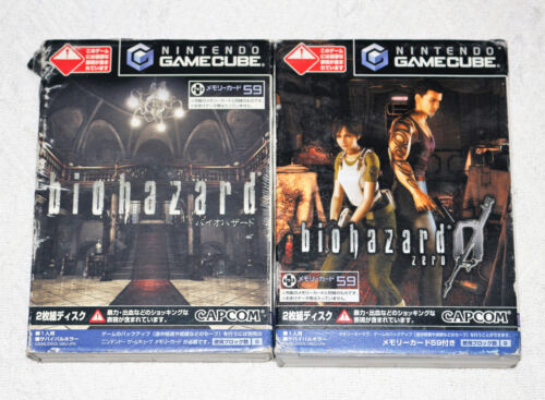 GameCube Nintendo Games Biohazard 1 + 0 Zero NTSC-J Japón Importación Resident Evil - Imagen 1 de 4