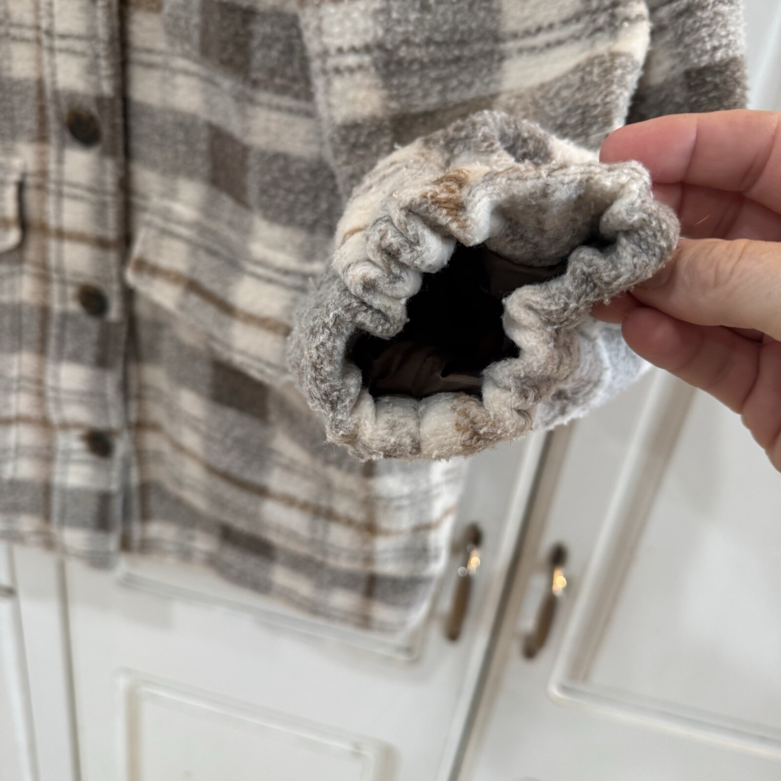 Universal Thread Shacket Womens Medium Plaid Mult… - image 5