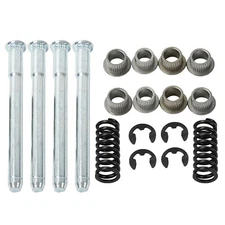 Door Hinge Roller Pin and Bushing Repair Kit with Spring Replacement Front Rear