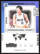 2022-23 7638C Panini CONTENDERS INTERNATIONA TICKET WANG ZHI-ZHI Dallas