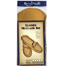 Realeather Crafts C4604-03 Leathercraft Kit-Scout Moccasin - Size 8/9