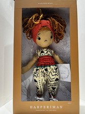 Handmade Harperiman Quinn 14 inches Plush Linen Doll. Pristine Condition