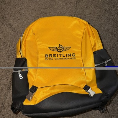 Breitling Yellow Signature Backpack Logo
