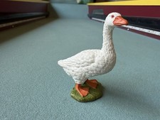 Schleich 2015 WHITE GOOSE Figure Farm Pond Bird Retired Toy Figurine Duck 13799