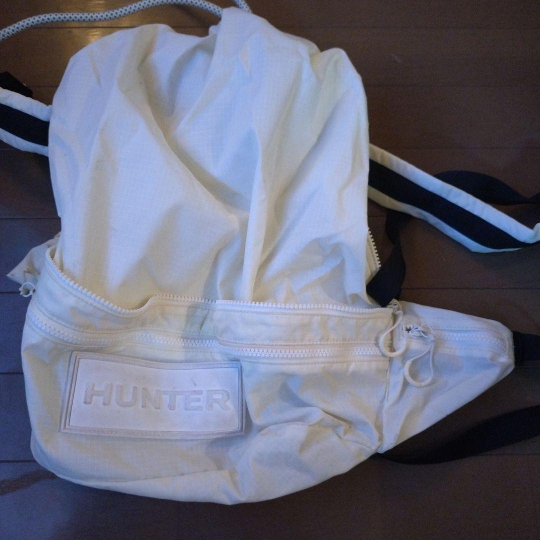 HUNTER white drawstring backpack Japan - image 7