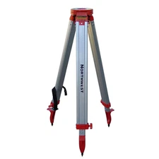 NWI Heavy-Duty Aluminum Flat Head Survey Tripod w/Wing Nut Lock | NAT87