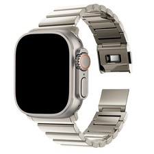 Magnetic Titanium Band for Apple Watch Ultra 2 1 - 49mm Titanium Metal Bracelet