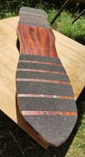 Custom Old School Slalom / Cruiser Skateboard Deck 31x8" Hand built one off.
