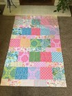Homemade Spring Colors Scrappy Quilt Top~ 47” x  73”~ needs ironed — photo 1