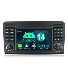 F&uuml;r Mercedes Benz ML/GL Klasse W164 X164 Android 14 Autoradio Apple Carplay Navi
