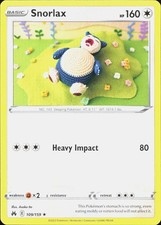 Pokemon Snorlax 109/159 Crown Zenith NM