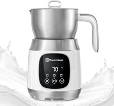 Electric Milk Forther for Latte Cappuccino, Hot Chocolate 12 in 1 600ml