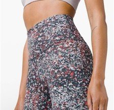 Lululemon Align Pant 25" Water Blossom Multi Size 4