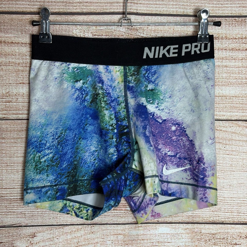 Nike Pro Short Leggings ~ Size S Women's ~ Bike Pants Elastic Waist