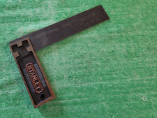 VINTAGE STANLEY TRY SQUARE No. 12--6" CAPTENTER'S TOOL "RED LOGO" MADE IN USA