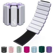 Wrist Ankle Weights 2 LBS x Adjustable Silicone Rhino Grey Sportneer Women Pair