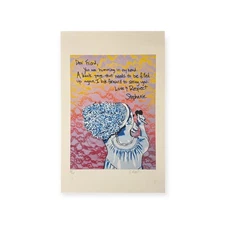 STEPHANIE ROND. Print. Serigraphy. American Outsider Art