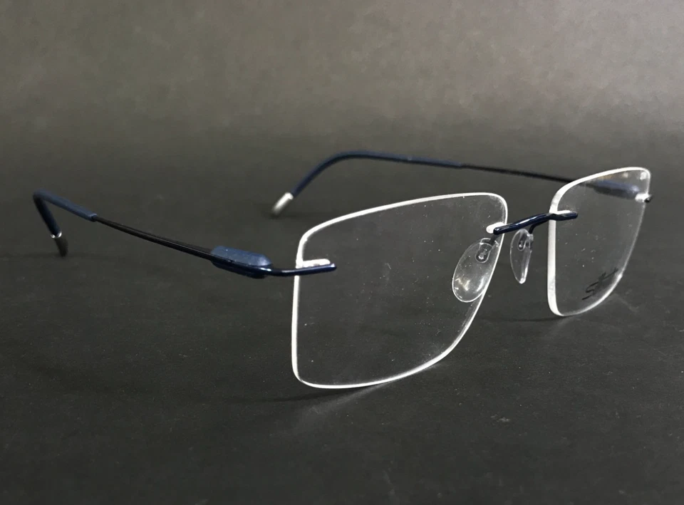 Monturas de gafas Silhouette 5561 LD 4540 azul purista medianoche 54-17-145 Foto 2 de 4