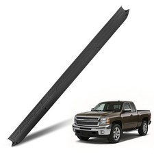 Black Upper Tailgate Molding Cover For Chevrolet Silverado 1500 3500 2007-2013