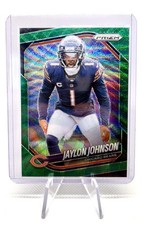 2025 Panini Prizm - Jaylon Johnson #44 Green Wave Prizm Chicago Bears