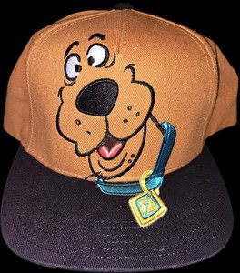 Scooby Doo Snapback Cap Multicolor One Size Adjustable Embroidered New With Tags