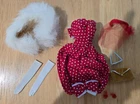 Gorgeous OOAK Vtg Barbie Gay Parisienne Professionally Made REPRO OUTFIT in RED