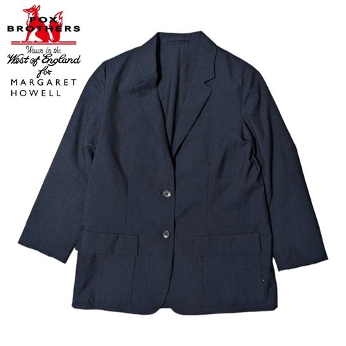Margaret Howell, Margaret Howell x Fox Brothers Gray Wool Blazer M Japan Vintage Classic