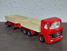 Siku H0 1:87 1511 Mercedes Benz Lastwagen mit Anhänger 