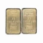 2x Credit Suisse 5g .999 Silver ingot Bars w/ Consecutive Serials (10g Total)