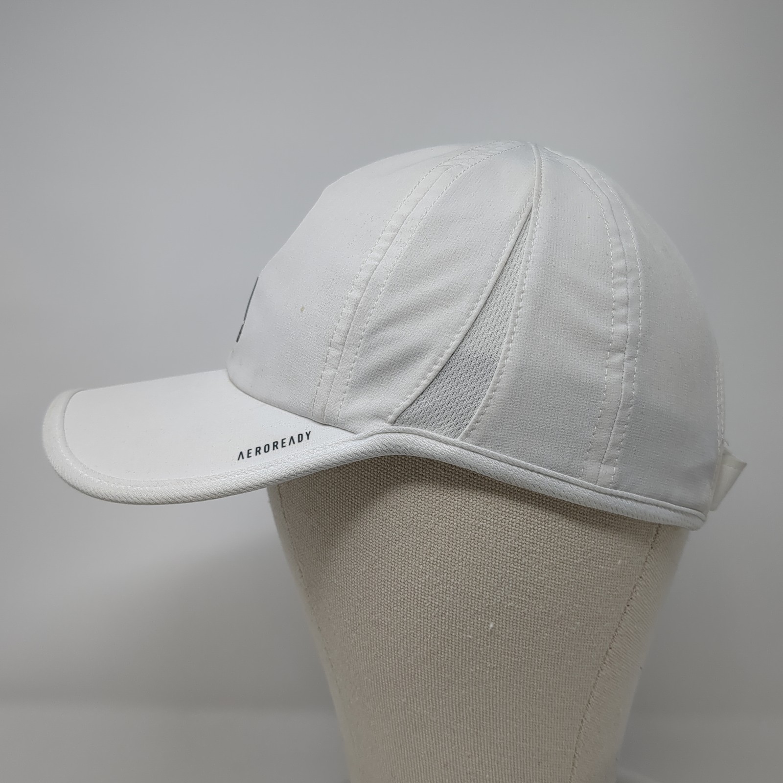 Adidas Aeroready Strapback Hat Solid White One Si… - image 3