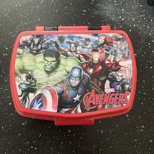 Plastic Marvel The Avengers Captain America Hulk Children’s Lunch Box Lunch