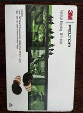 3M Peltor Tactical Ear Plugs EA/Case TEP-100 Protective Kit