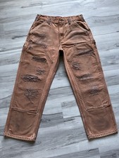 Vintage Carhartt B136 DKB Double Knee Carpenter Pants - 31x28 Distressed & Faded