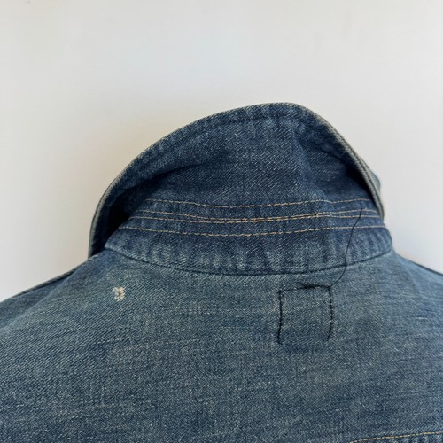 VTG Lee Jacket Mens 48 Long 101-J 60s 70s Sanforized Riders Denim Cowboy Trucker - Picture 4 of 9