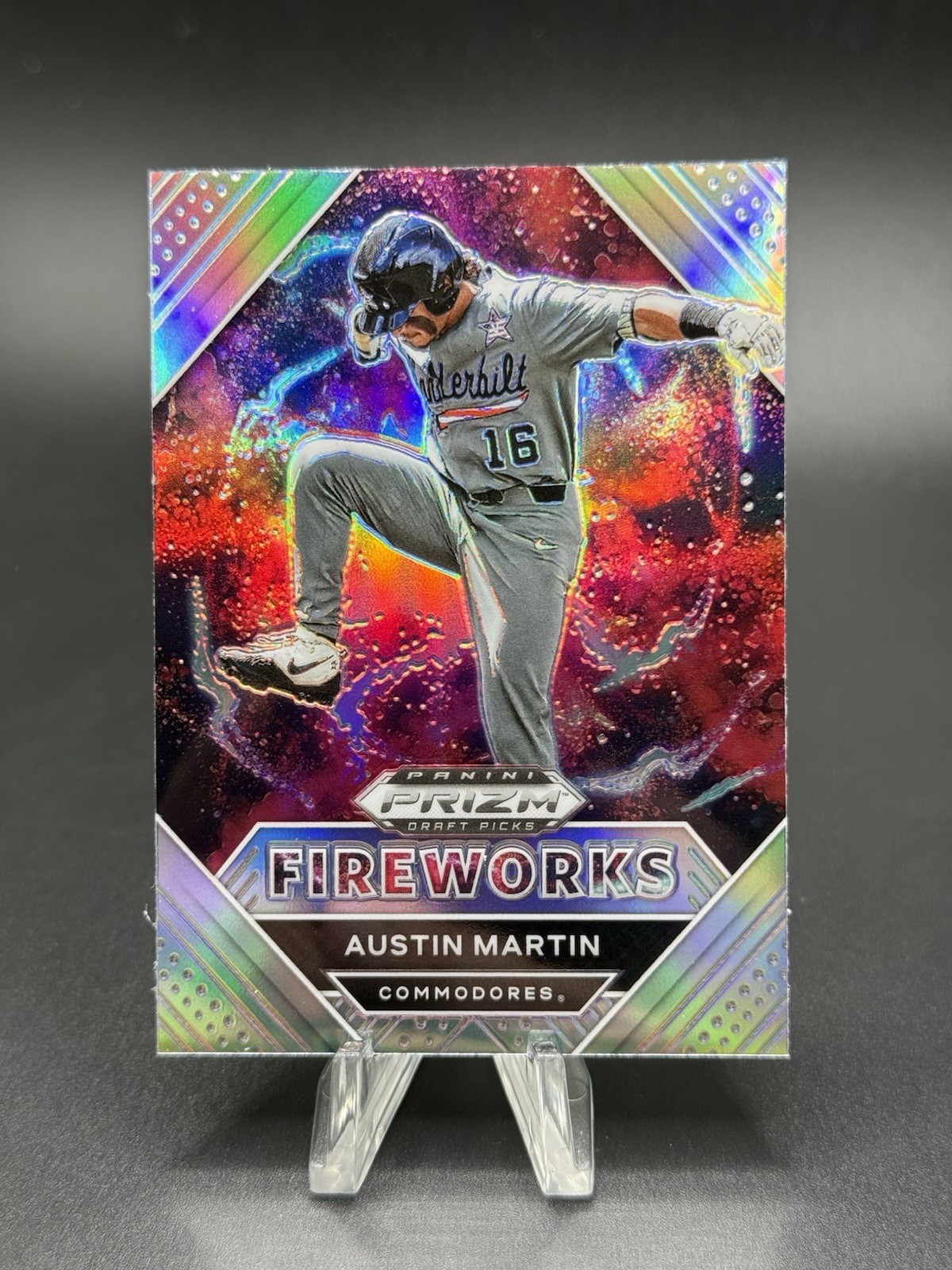Austin Martin 2020 Panini Prizm Draft Picks Fireworks Silver #PDP178