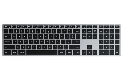 Satechi Slim X3 Bluetooth Tastatur mit Hintergrundbeleuchtung und Ziffernblock - beleuchtete Taste