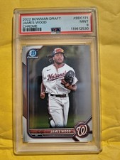 2022 Bowman Draft James Wood Chrome #BDC171 PSA 9