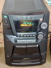 Panasonic SA-AK12 CD RADIO Shelf Stereo *TAPE DOESN'T WORK* Unit Only Power Cord