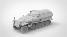 3D Printed 1/72/87/144 Germany Sd.Kfz.251/8 Krankenpanzerwagen Ambulance Kit