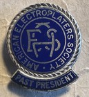 Vintage Sterling Silver American Electroplaters Society Tie Pin. Past President  — photo 4
