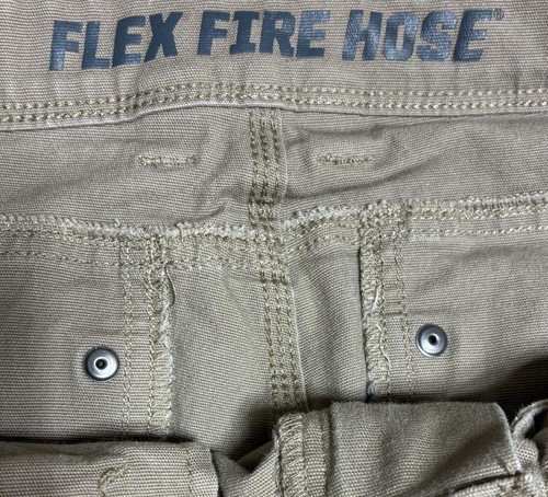 Pantaloni Duluth Flex Fire Hose Uomo 32x32 Gunmetal Slim Fit Cargo Utility Elasticizzati - Foto 5 di 12